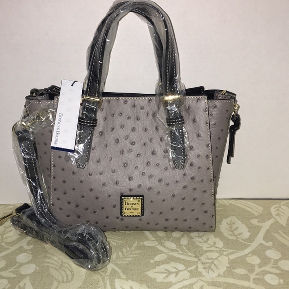 dooney and bourke black ostrich purse